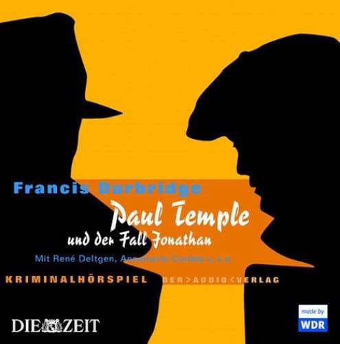 Paul Temple und der Fall Jonathan: Hörspiel (4 CDs) von Audio Verlag Der GmbH